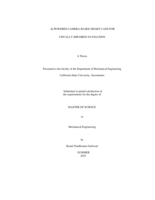 AI powered camera-based smart cane for visually impaired navigation