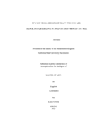 It’s not cross-dressing if that’s who you are:  A look into queer love in Twelfth night or What you will