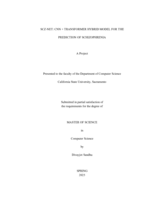 SCZ-NET: CNN + Transformer hybrid model for the prediction of schizophrenia