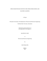 Speech emotion recognition using speech processing and machine learning