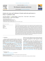 Gender-role norms and livelihoods of female small-scale gold miners in Kenya: A qualitative study