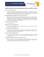 Student Connections between Engineering Contexts and STEM Content