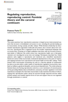 Regulating reproduction, reproducing control: Feminist theory and the carceral continuum