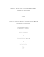 Immersive virtual reality platform for multi-robot coordination and control