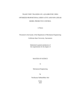 Trajectory tracking of a quadrotor using optimized proportional-derivative and non-linear model predictive control
