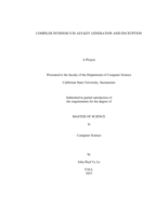 Compiler intrinsics in AES key generation and encryption