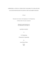 Addressing a critical connection: Walkability to healthcare facilities from transit stations in the Sacramento region