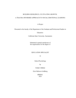 Building resilience, cultivating growth:&nbsp; A trauma-informed approach to social-emotional learning