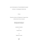 XAST: Explainable AST-transformer for smart contract vulnerability detection