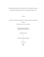 Partner monitors texts and location: Is this digital abuse? Identifying emotional, physical, and digital red flags