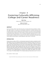Fostering Culturally Affirming College and Career Readiness
