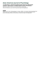 "I'm Not Alone": Exploring Southeast Asian American High School Students' Experiences in a Mental Health Literacy Intervention