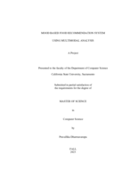 Mood based food recommendation system  using multimodal analysis