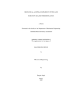 Mechanical and FEA comparison of FDM and injection-molded thermoplastics