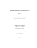 Movement and suicidality among trans youth
