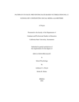 Pathways to hate: Preventing hate-based victimization in K-12 schools by confronting social media algorithms