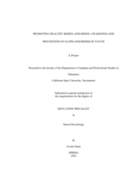 Promoting healthy bodies and minds: Awareness and prevention of eating disorders in youth