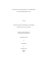Postcranial sex estimation in a contemporary collection from Milan, Italy