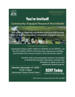 Community-engaged researcher roundtable